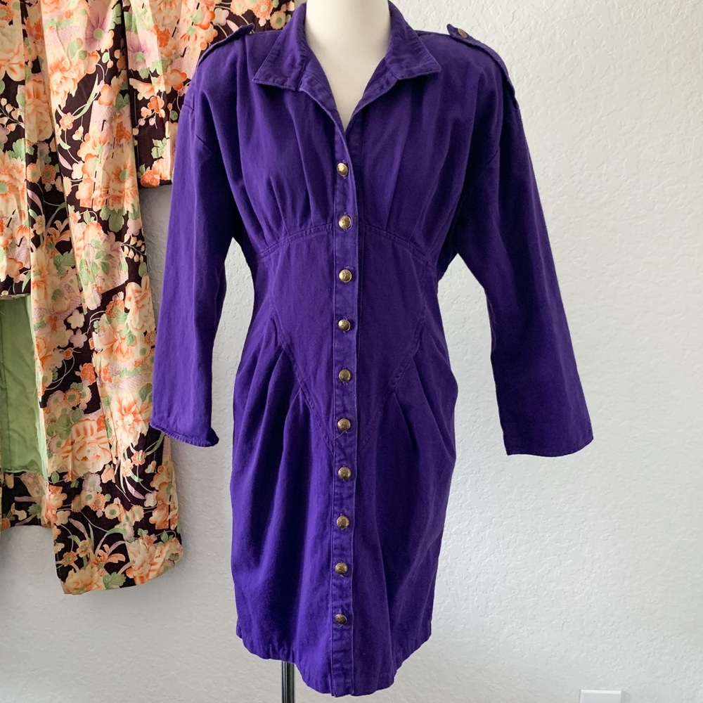 1990s Button Up Dress